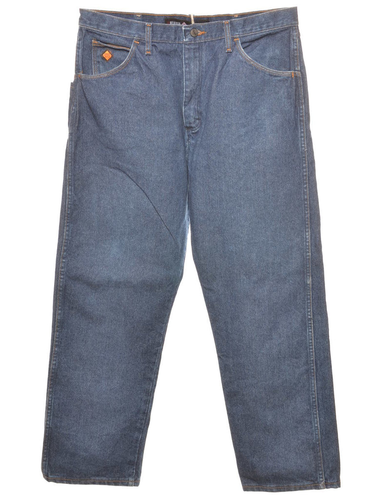 Straight-Leg Wrangler Dark Wash Jeans - W36 L30