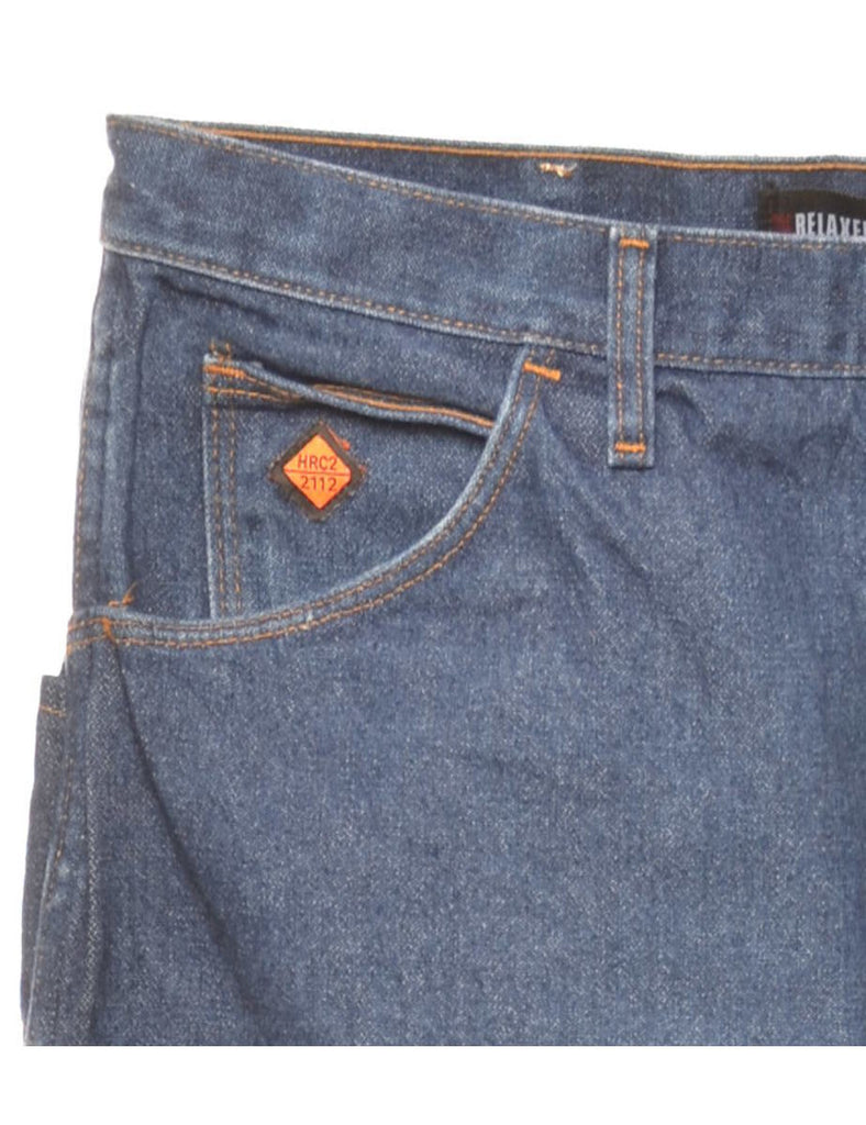 Straight-Leg Wrangler Dark Wash Jeans - W36 L30