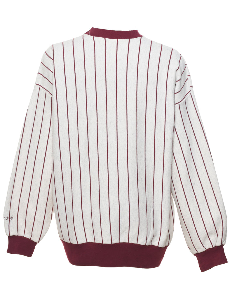 Striped Cougars Sweatshirt - XL
