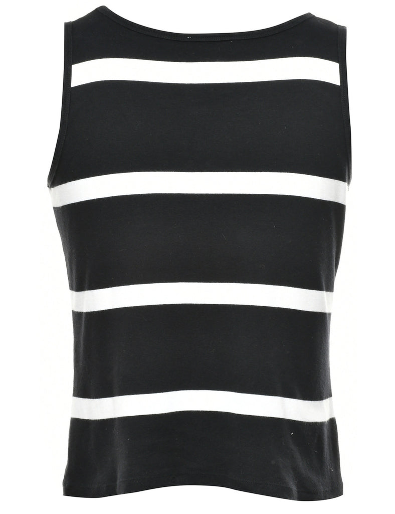 Striped Print Vest - M