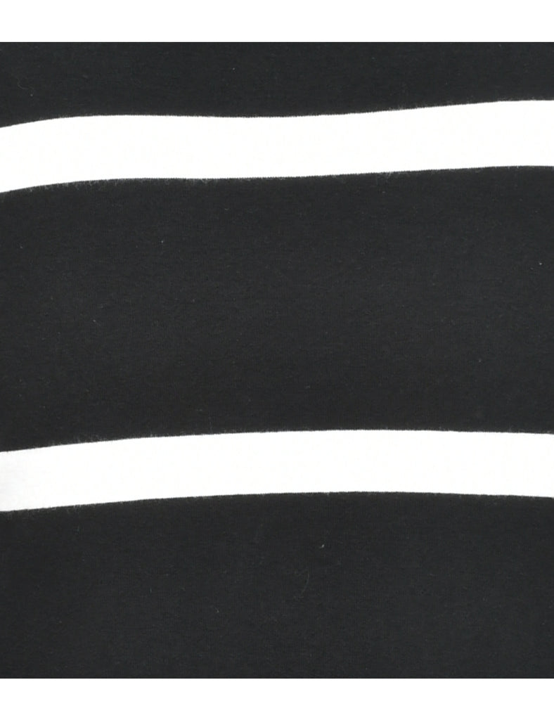 Striped Print Vest - M