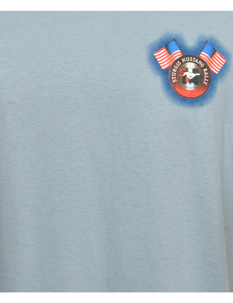 Sturgis Mustang Rally Printed T-shirt - L