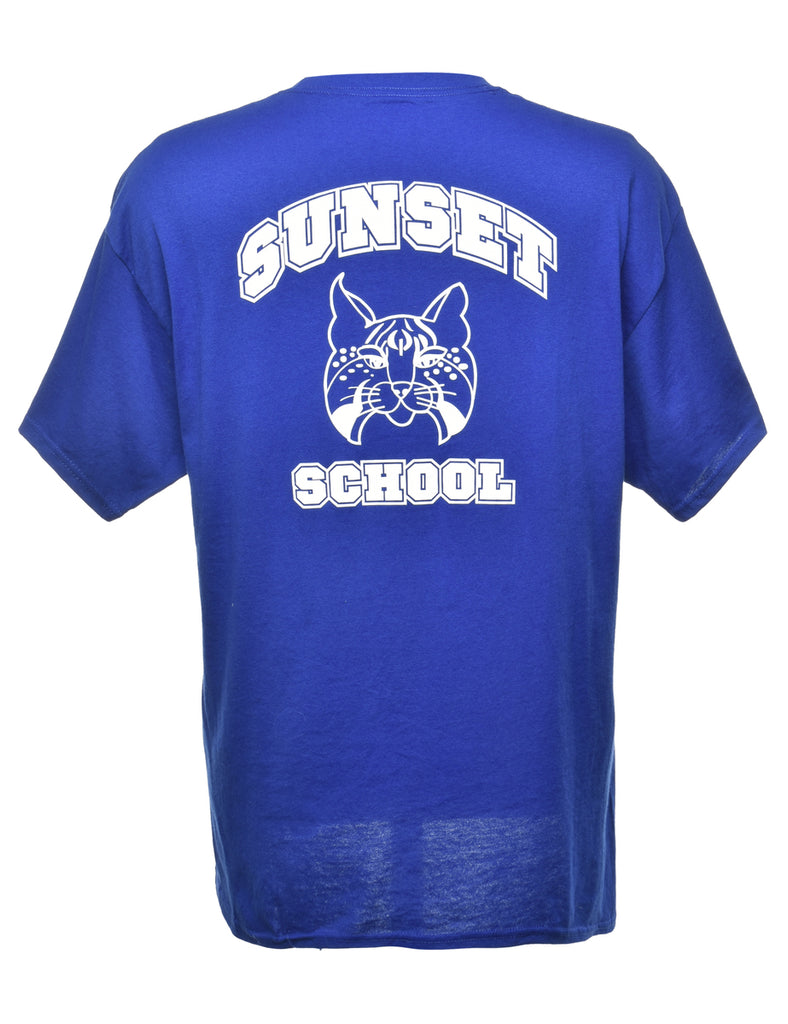 Sunset Bobcats Printed T-shirt - XL