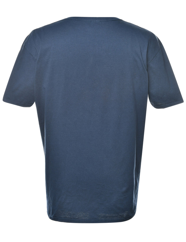 Syracuse Printed Navy T-shirt - XL