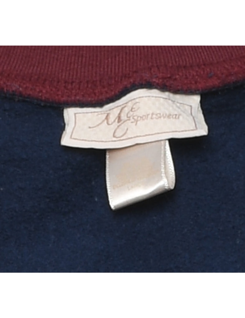 Teddy Bear Print Christmas Sweatshirt - L