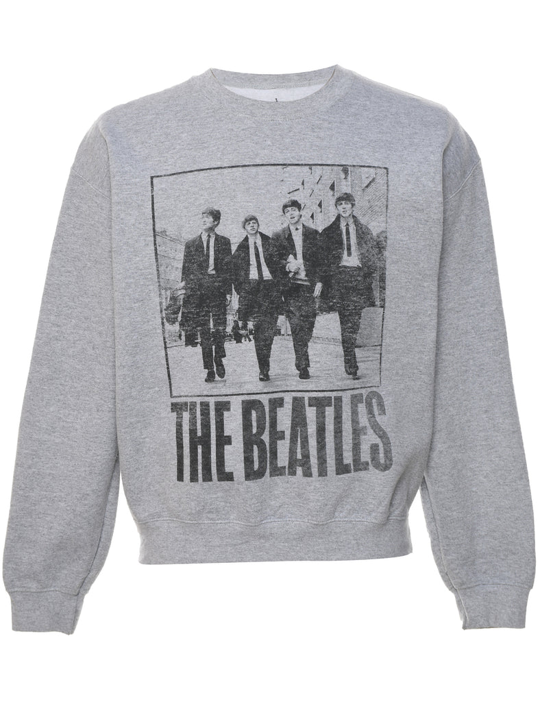 The Beatles Band Printed Sweatshirt - M