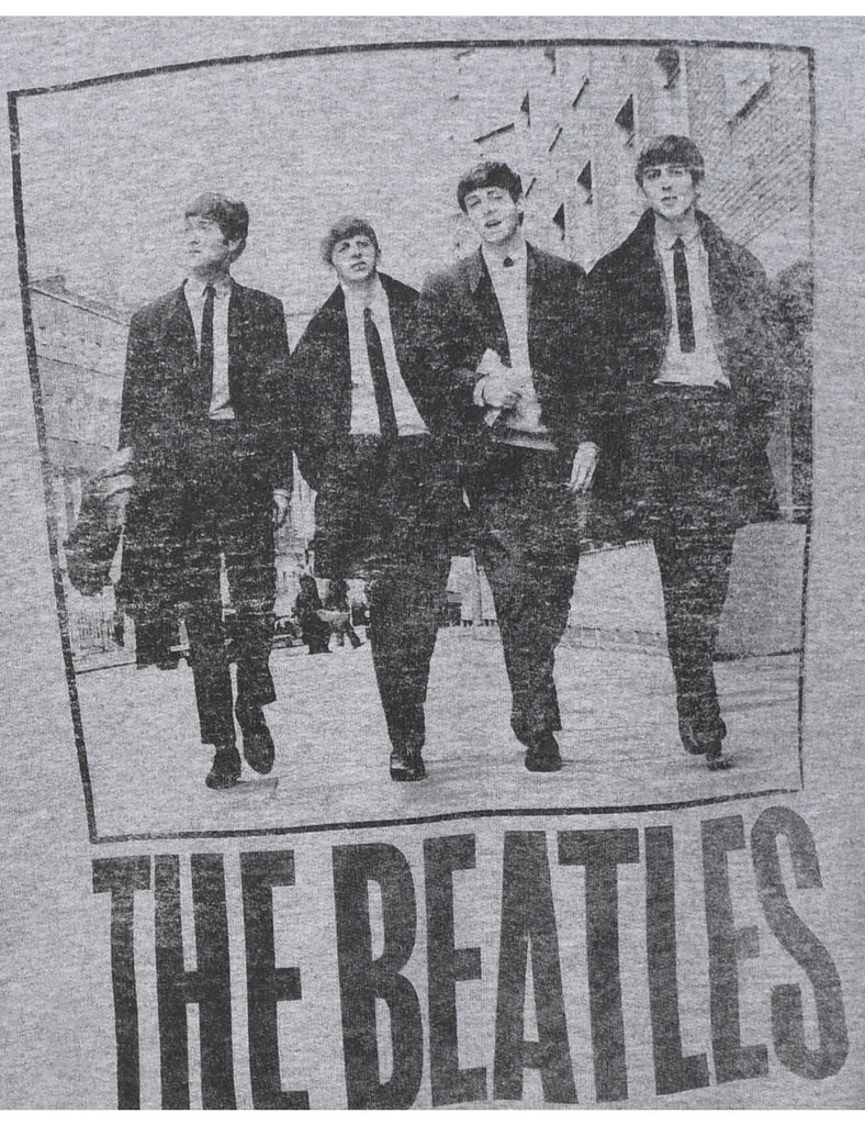 The Beatles Band Printed Sweatshirt - M