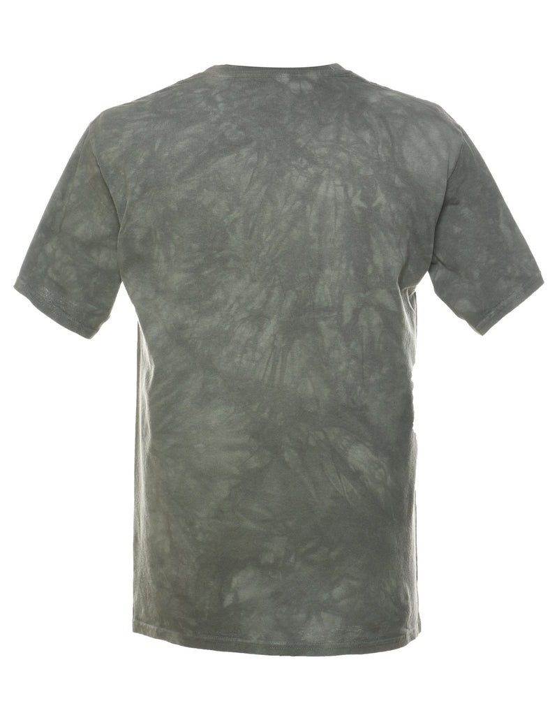 The Mountain Crocodile Print Tie Dye Animal T-shirt - M