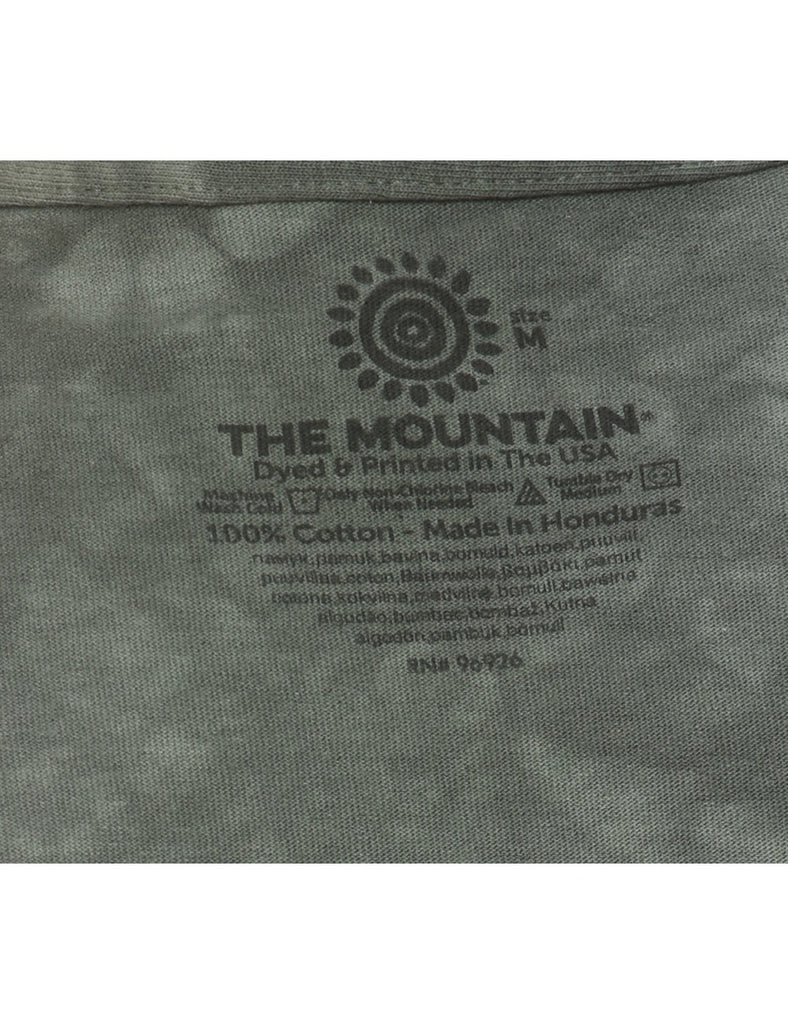 The Mountain Crocodile Print Tie Dye Animal T-shirt - M