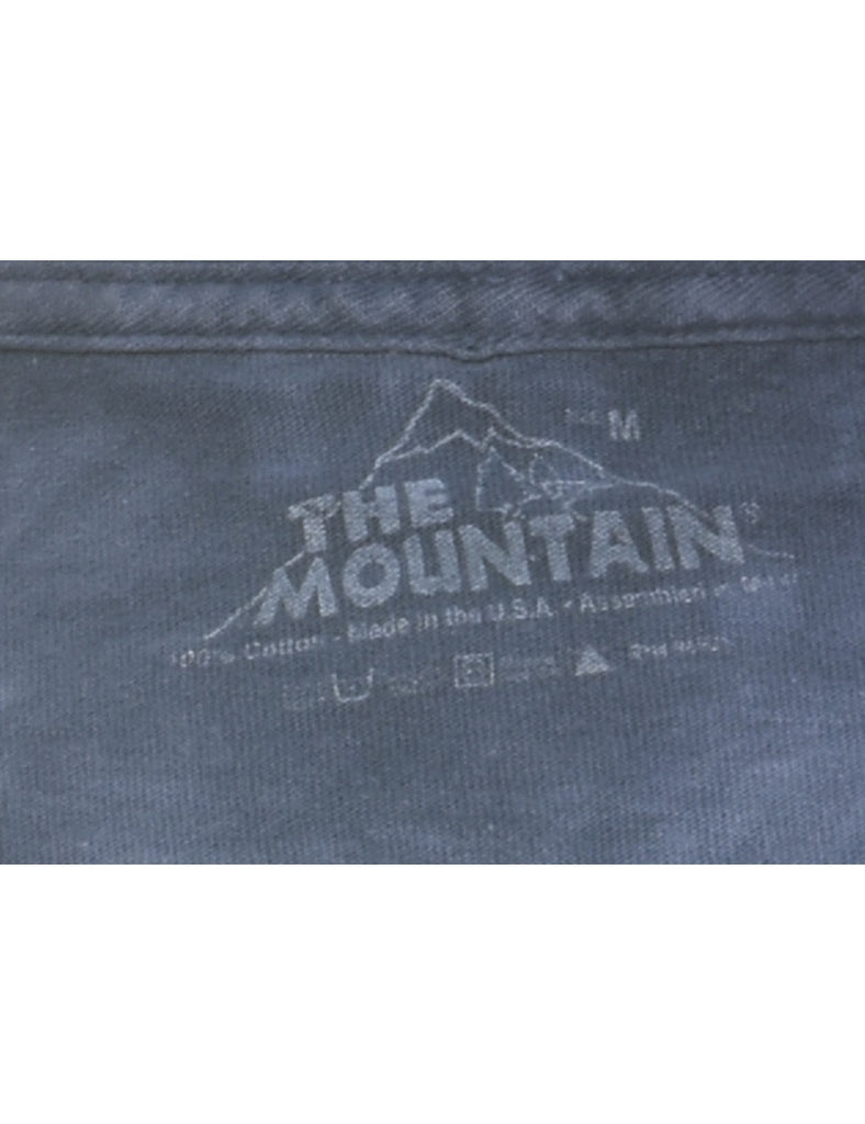 The Mountain Tie Dye Wolf Animal T-shirt - M