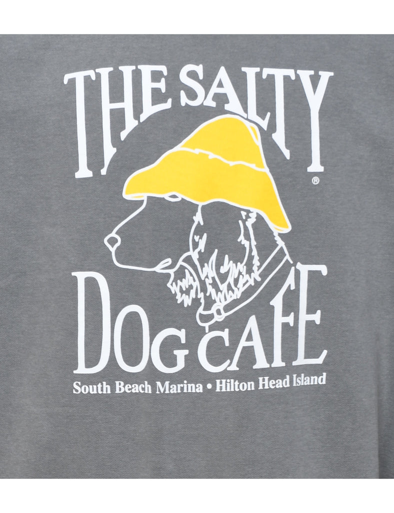 The Salty Dog Cafe Printed Sweatshirt - M