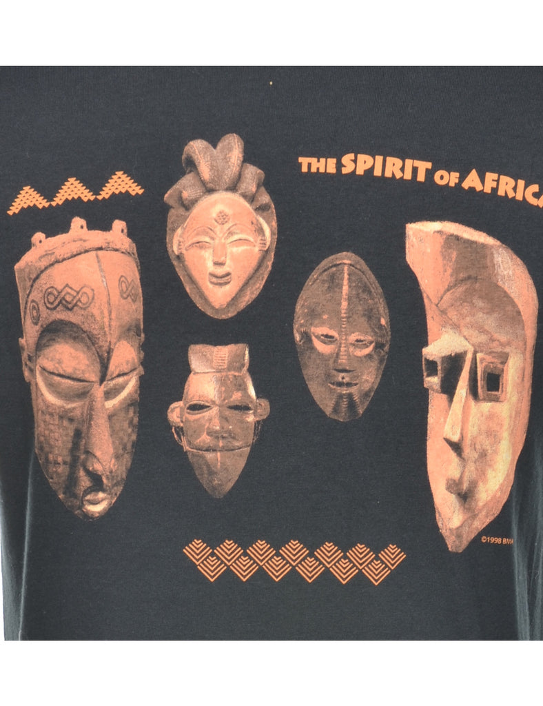 The Spirit Of Africa Printed T-shirt - M