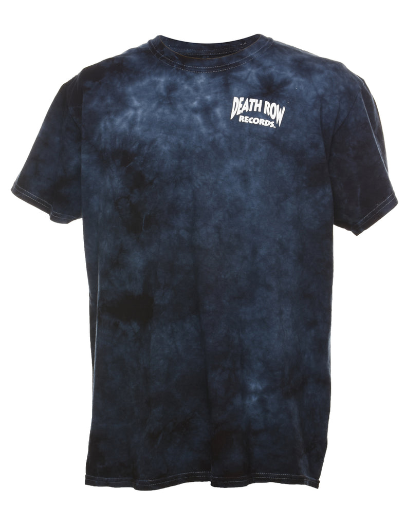 Tie Dye 1990s Death Row Records Printed T-shirt - L