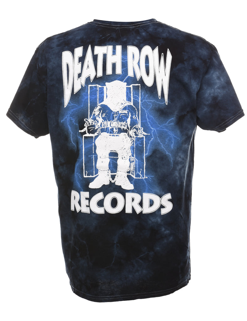 Tie Dye 1990s Death Row Records Printed T-shirt - L