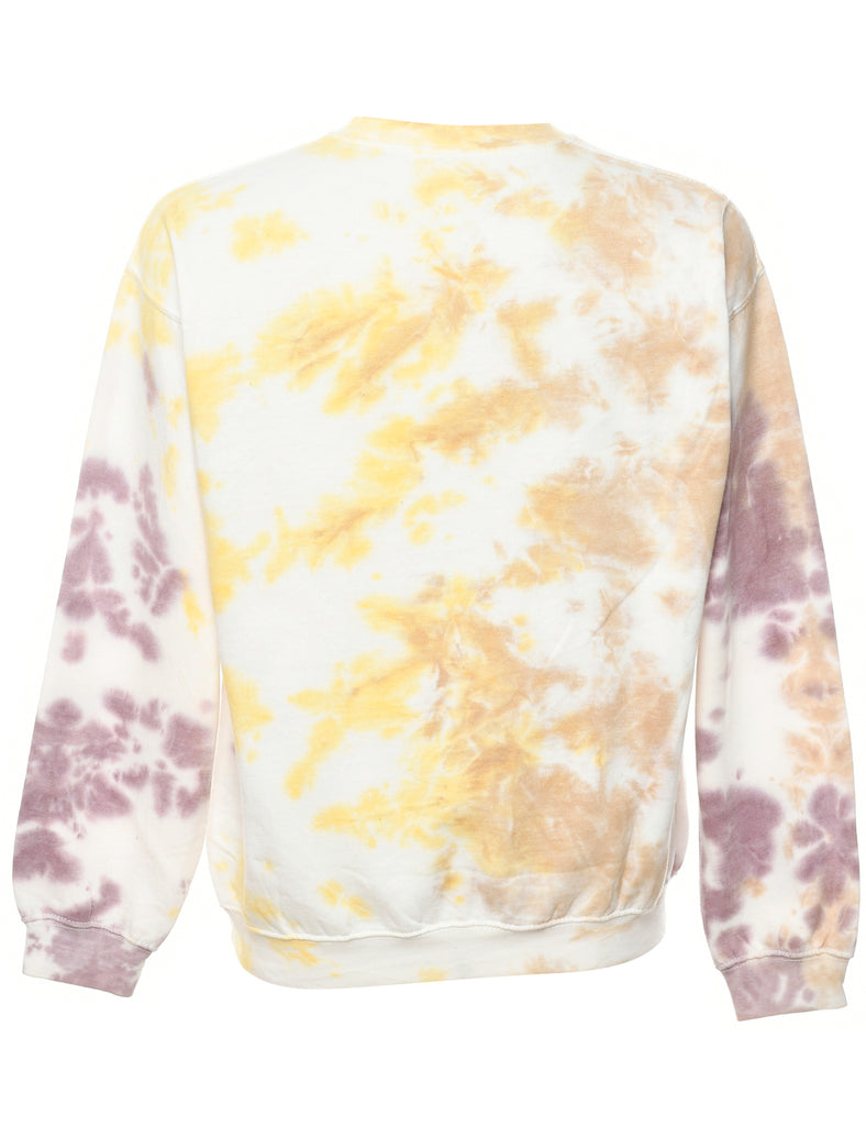 Tie-dye Def Leppard Sweatshirt - M