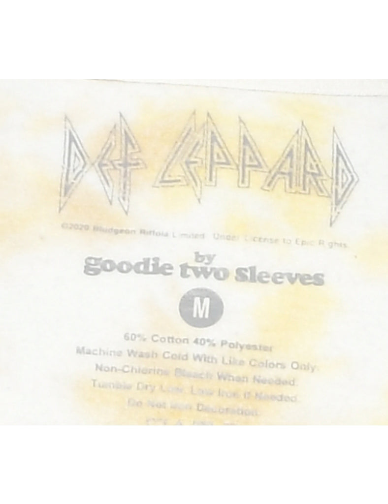 Tie-dye Def Leppard Sweatshirt - M