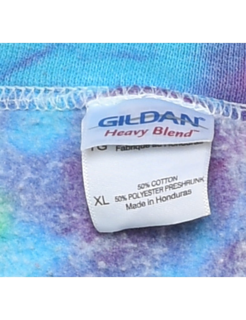 Tie-dye Design Multi-Colour Sweatshirt - XL