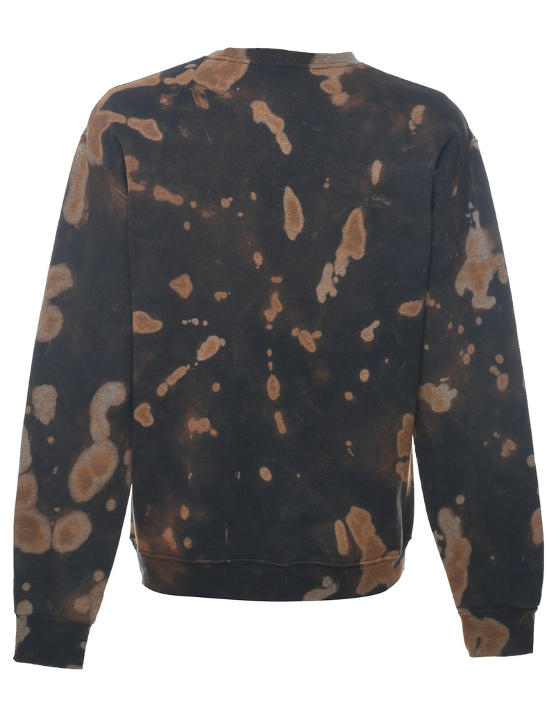 Tie-Dye Design Sweatshirt - M