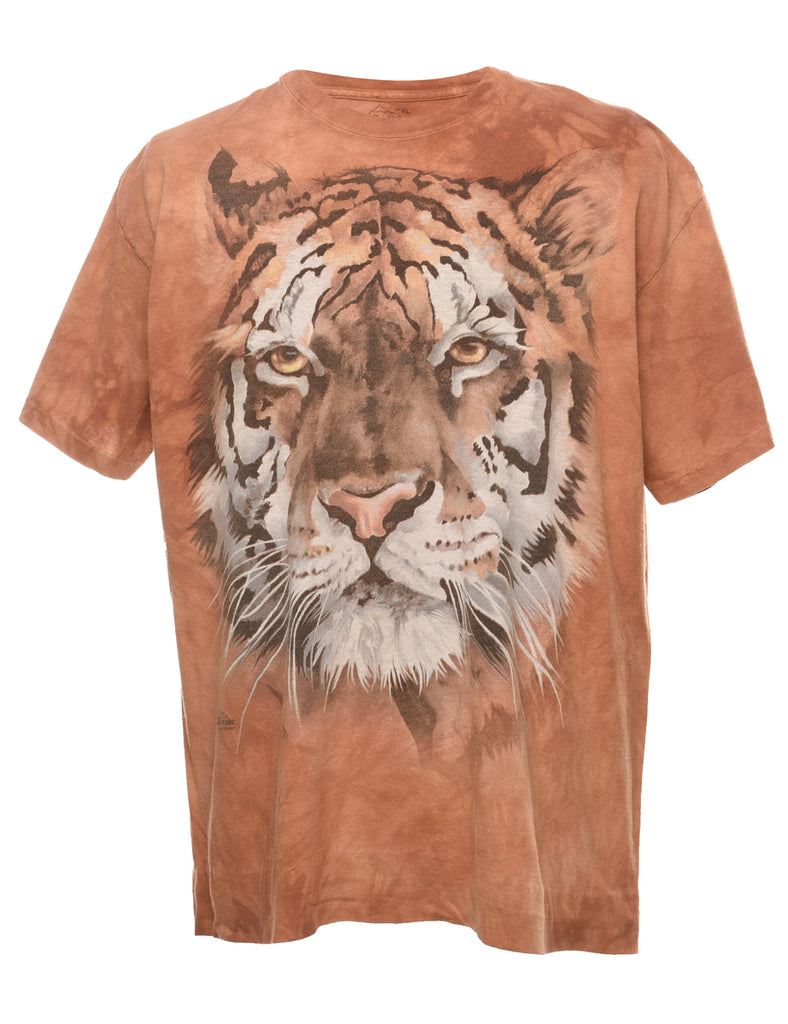Tie Dye Design The Mountain T-Shirt - XL