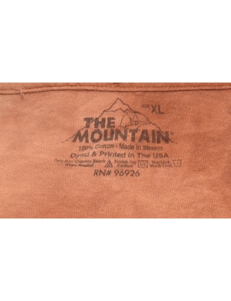 Tie Dye Design The Mountain T-Shirt - XL