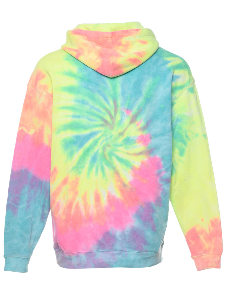 Tie-dye Emerald Isle Hoodie - L