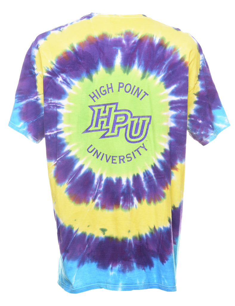 Tie Dye HPU Printed T-shirt - XL