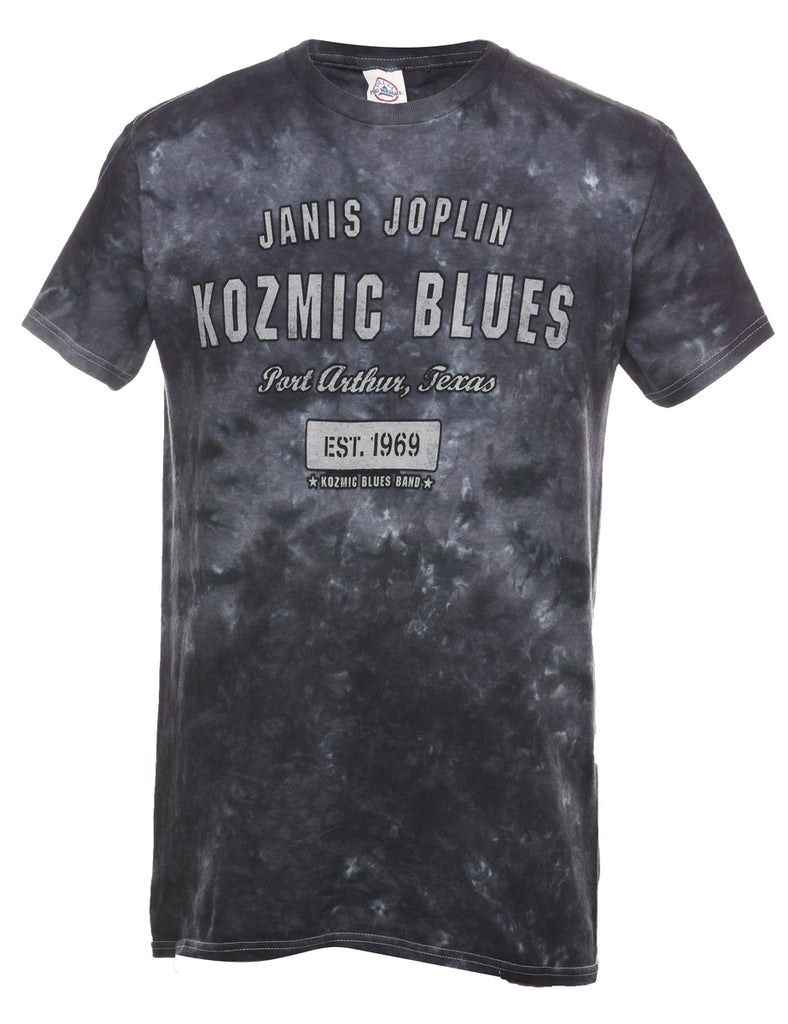 Tie Dye Janis Joplin Printed T-shirt - S