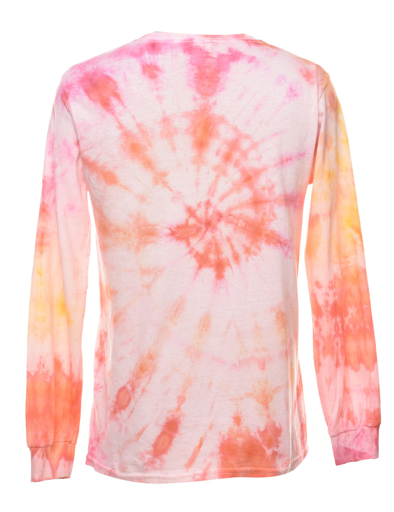 Tie Dye Multi-Colour Long Sleeve Printed T-shirt - S