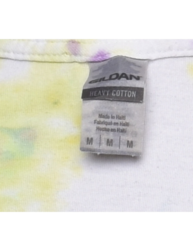 Tie Dye Multi-Colour Printed T-shirt - M