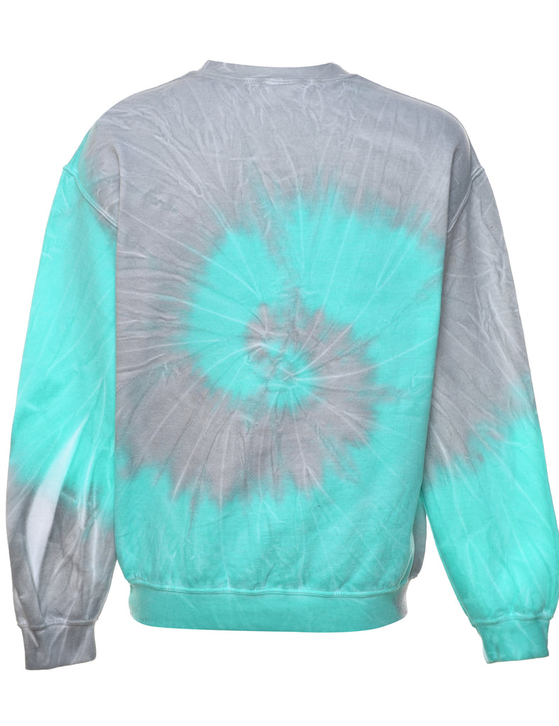 Tie-dye Outer Banks Embroidered Sweatshirt - M