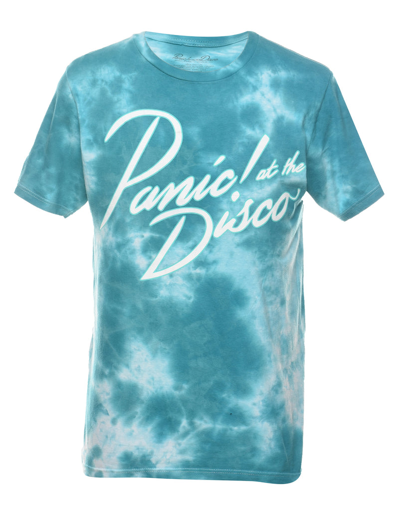 Tie Dye Panic At The Disco Printed T-shirt - S