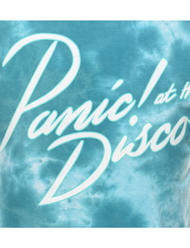 Tie Dye Panic At The Disco Printed T-shirt - S
