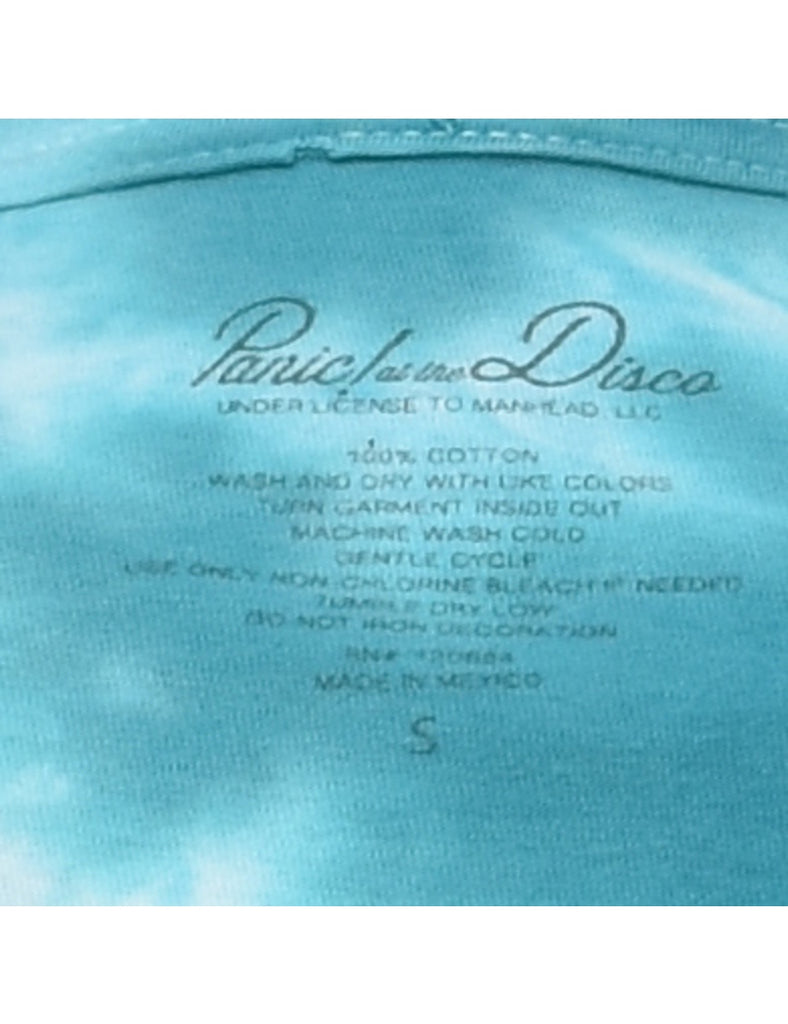 Tie Dye Panic At The Disco Printed T-shirt - S