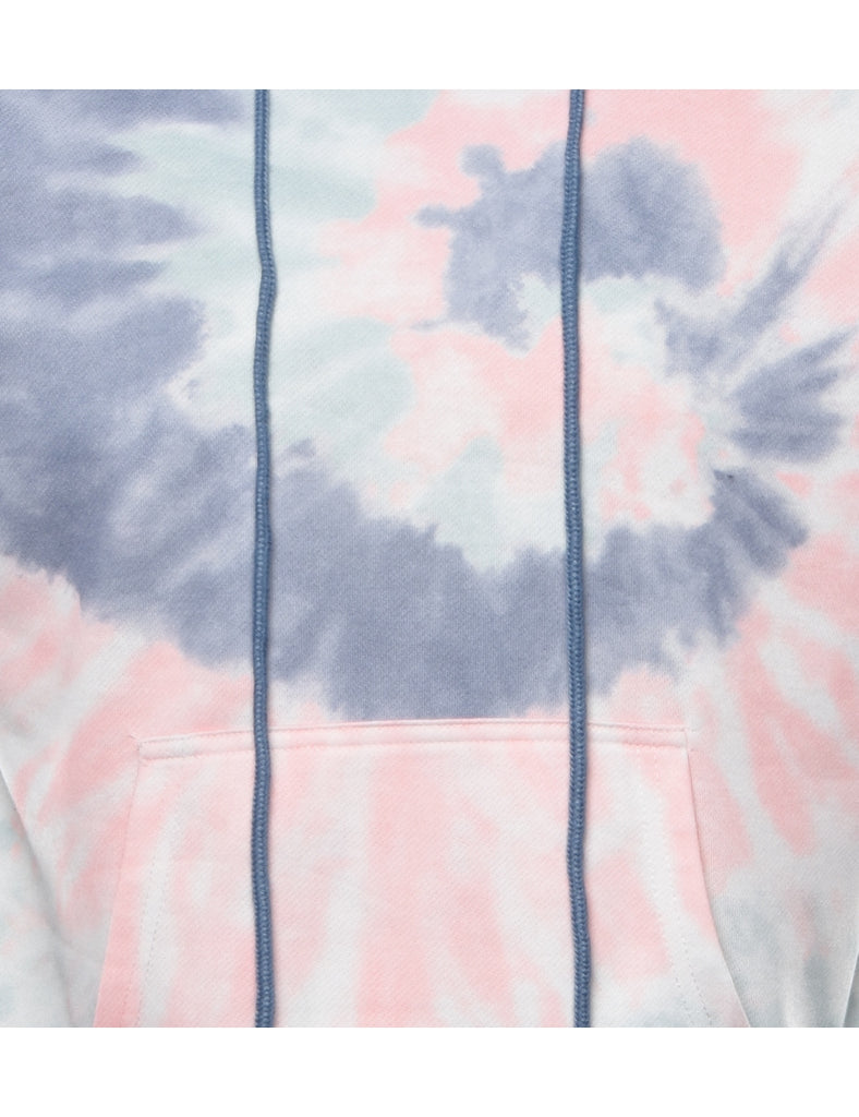 Tie-dye Printed Hoodie - S