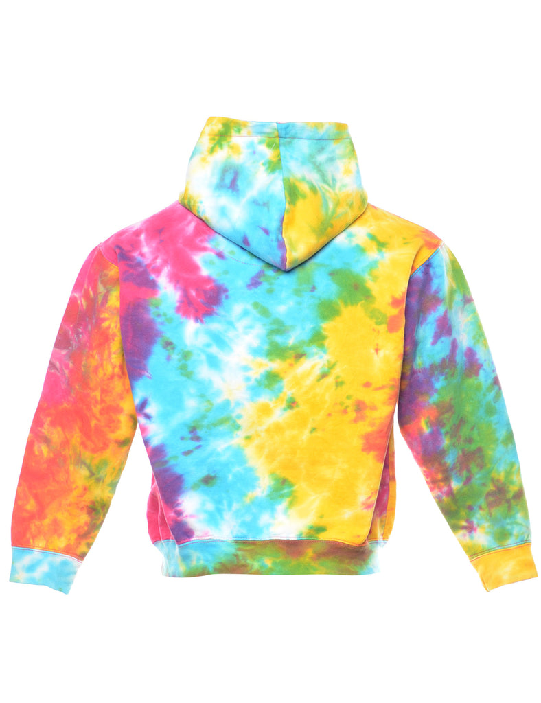 Tie-dye Smoky Mountains Embroidered Sweatshirt - S