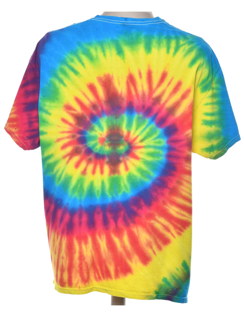 Tie Dyed Have A Nice Trip T-shirt - XL