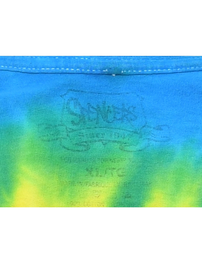 Tie Dyed Have A Nice Trip T-shirt - XL