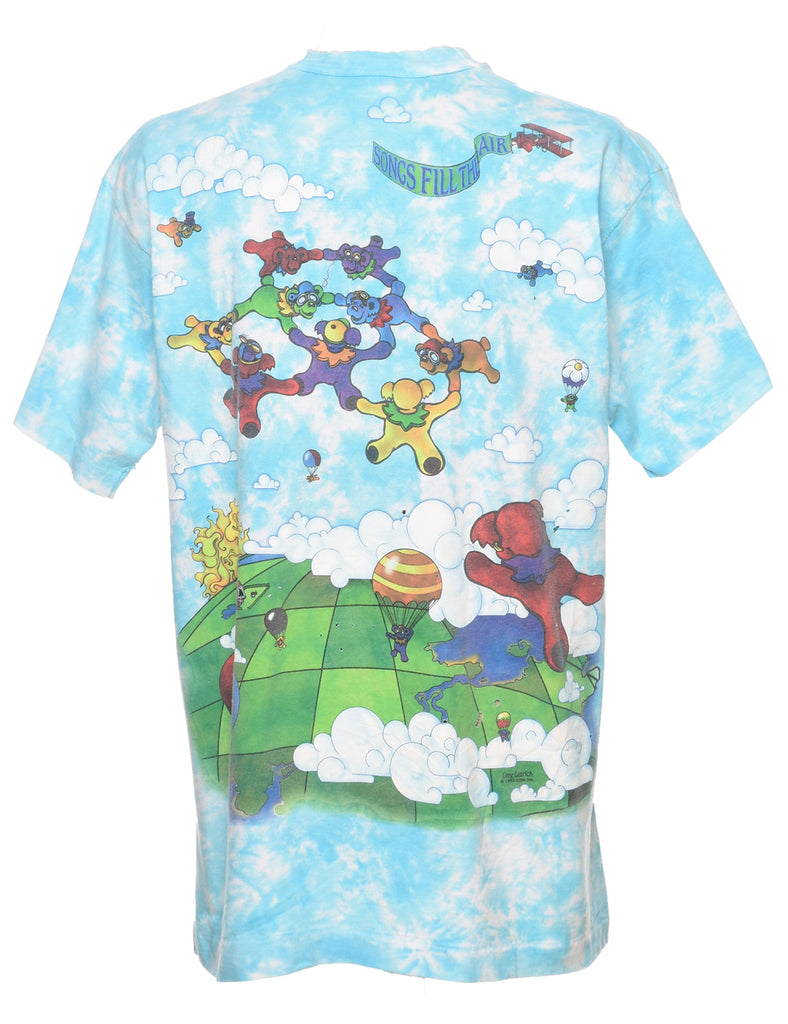 Tie Dyed Printed T-shirt - XL