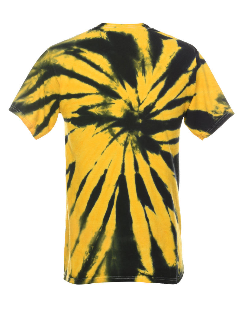 Tie Dyed Screamin' Demons Printed T-shirt - S