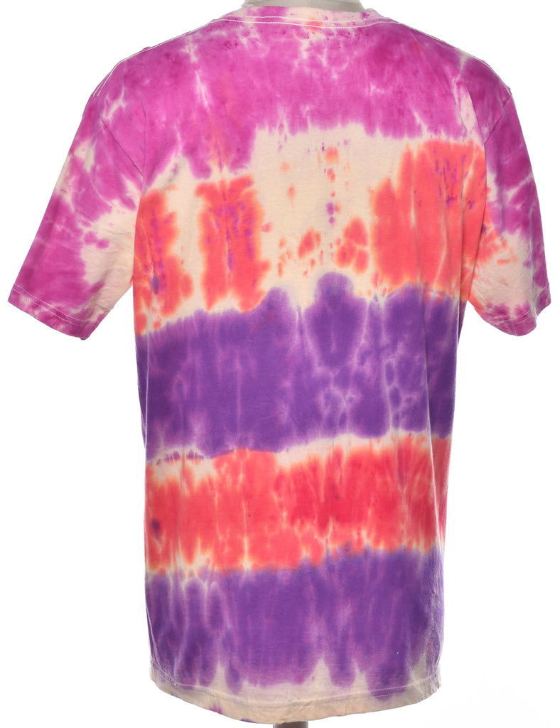 Tie Dyed Taco Bell Printed T-shirt - L