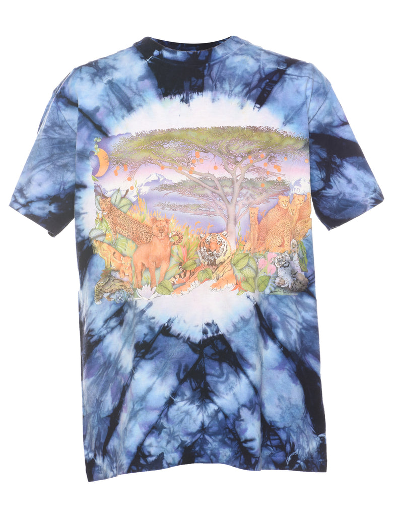 Tiger Design Animal Design T-shirt - XL