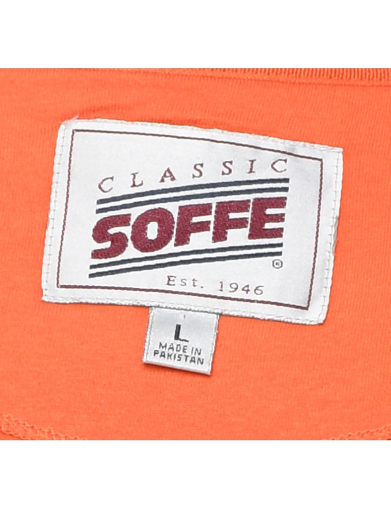 Tigers Clemson Orange Printed Sweatshirt - L