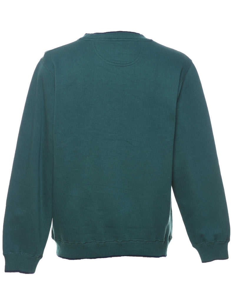 Tigger Dark Green 1990s Cartoon Sweatshirt - M