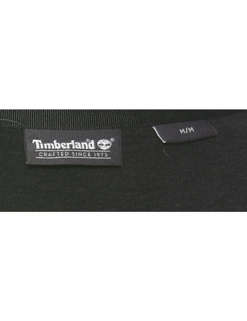 Timberland Black & Off-White Printed Sweatshirt - M