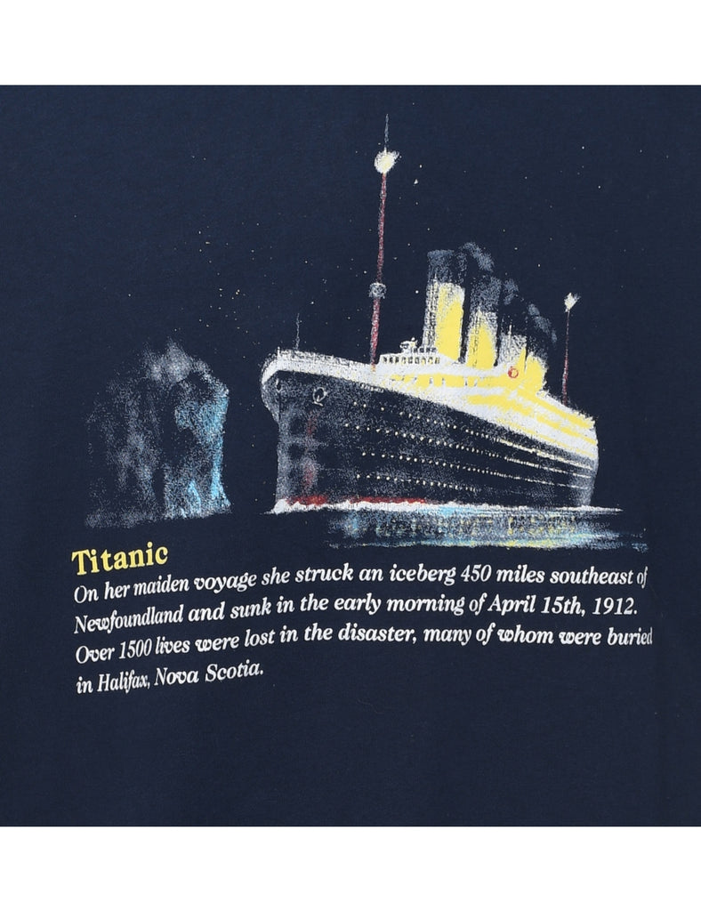 Titanic Printed Sweatshirt - L