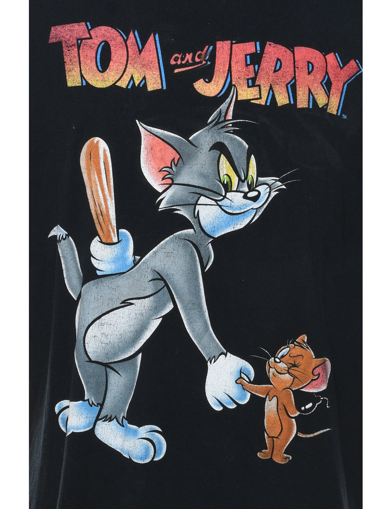 Tom And Jerry 1990s Cartoon T-shirt - XL