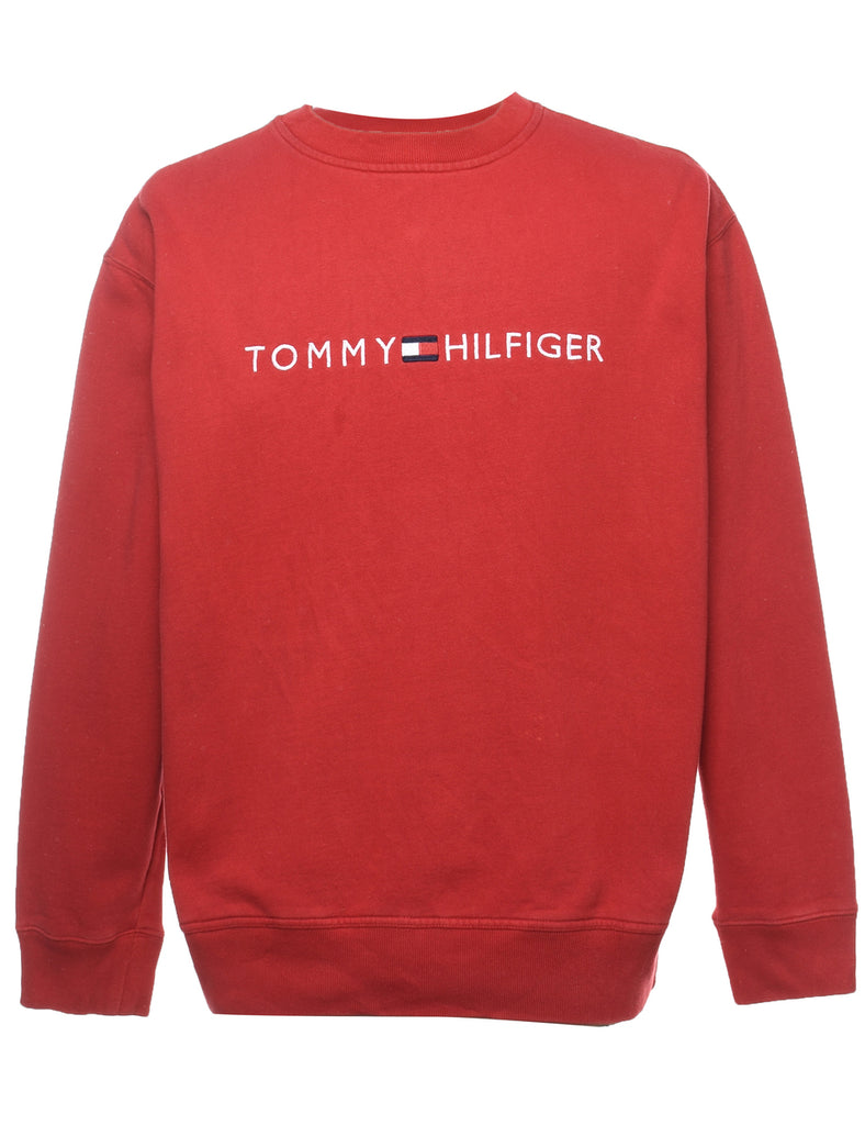 Tommy Hilfiger Embroidered 1990s Sweatshirt - S