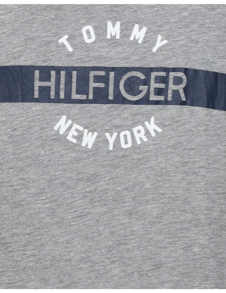 Tommy Hilfiger Grey & Red 1990s Vest - S