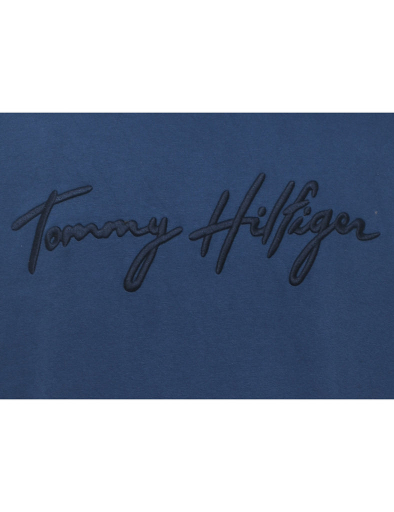Tommy Hilfiger Navy Printed Sweatshirt - XXL