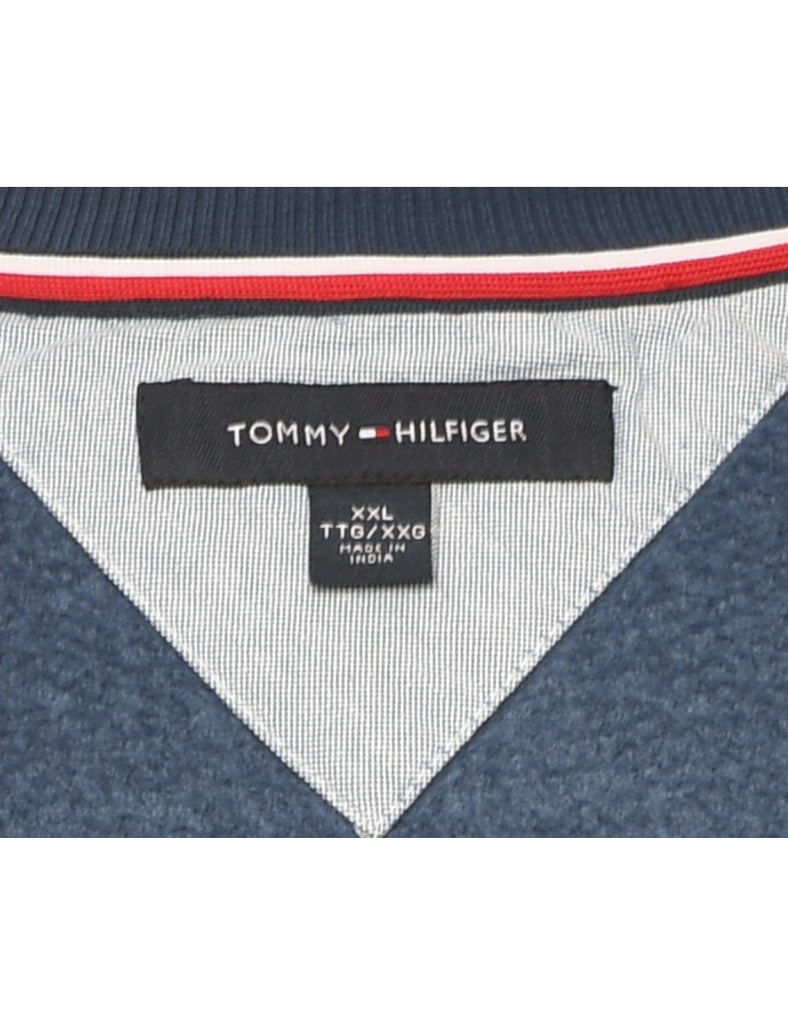 Tommy Hilfiger Navy Printed Sweatshirt - XXL